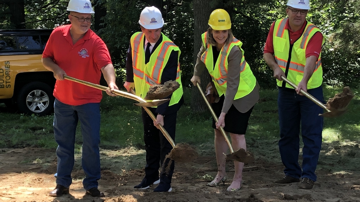 Phillips breaks ground at IBEW facility